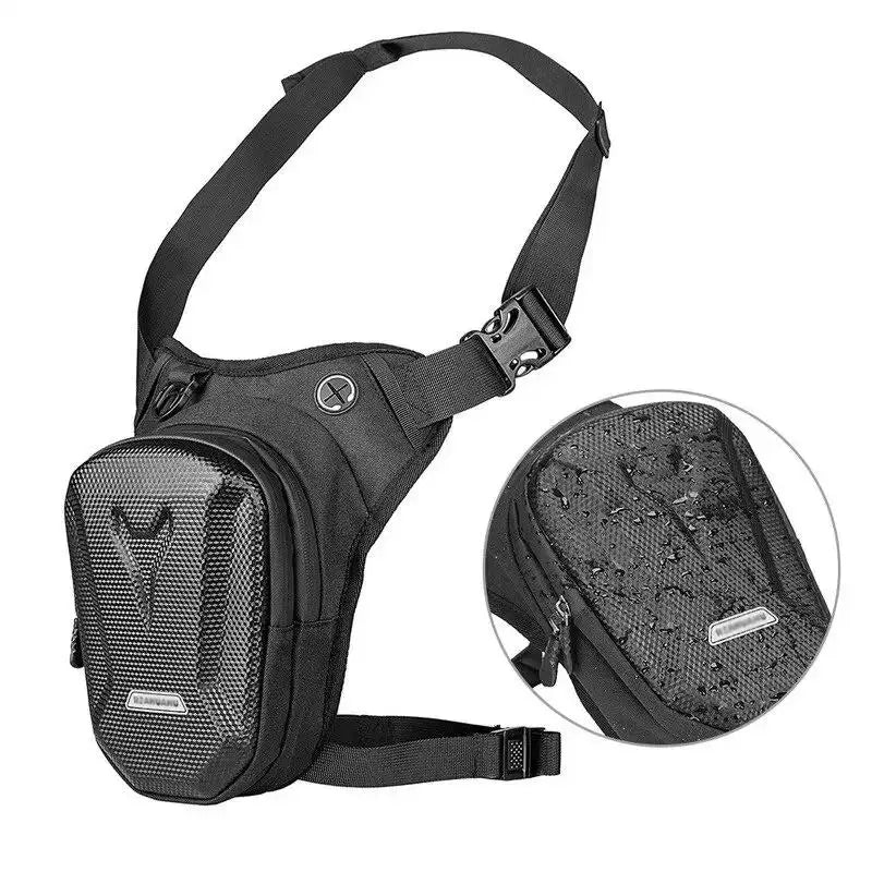 Motorcycle Leg Bag Riding Bag Motorcycle Messenger Bag Men's Waist Bag Delivery Messenger Backpack Waterproof Lightweight Pockets