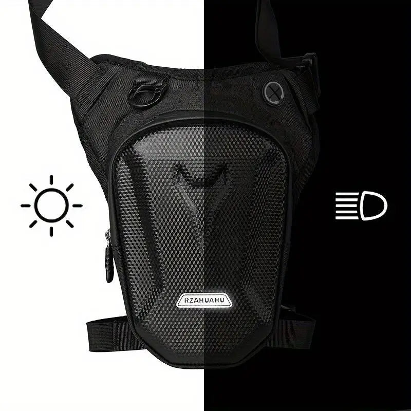 Motorcycle Leg Bag Riding Bag Motorcycle Messenger Bag Men's Waist Bag Delivery Messenger Backpack Waterproof Lightweight Pockets